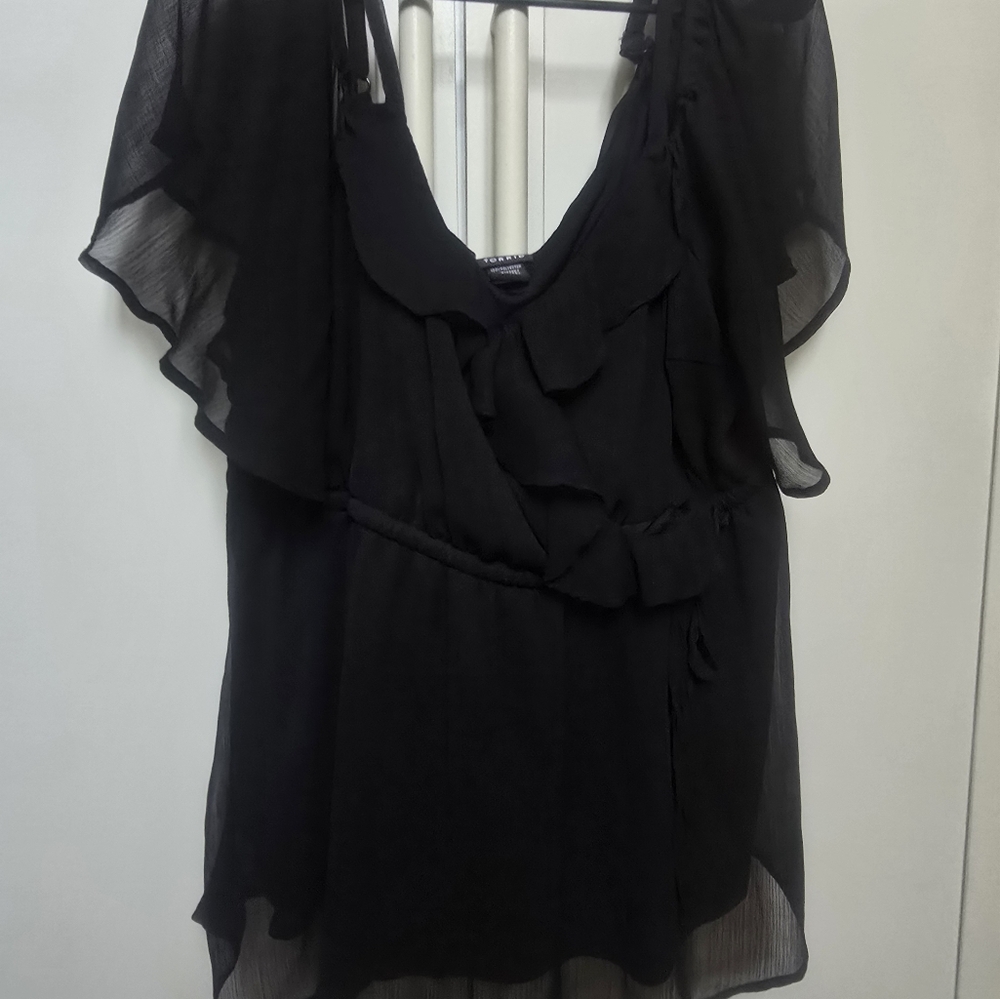 TORRID sheer Blouse